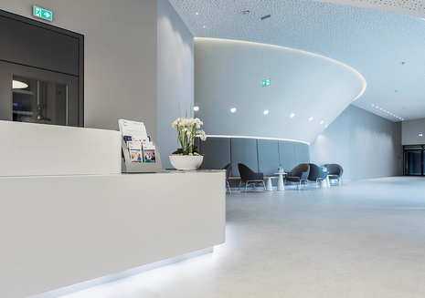 wineo PURLINE Bioboden Bodenbelag Fussboden Betonoptik grau Rollenware