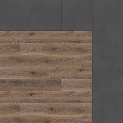 wineo Designboden wineo Designboden Verlegekombinationen Muster Holzoptik Eiche mit schwarz