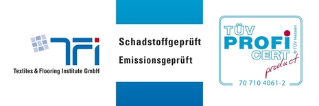 Siegel Siegel PURLINE Bioboden TÜV geprüft