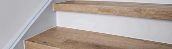 wineo Bodenbelag wineo 400 Treppenkante Treppenlösung Holzoptik hell Treppe