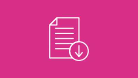 Icon Download pink