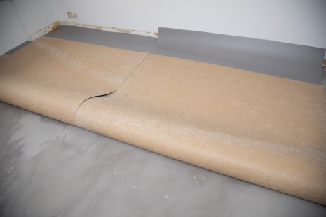 Verlegung wineo PURLINE Bioboden Verlegung wineo 1500 Rolle PURLINE Bioboden Rollenware Verkleben Tutorial
