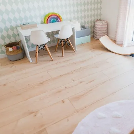 PURLINE Bodenbelag Bioboden Nachhaltig Kinderzimmer Holz Moderne Einrichtung Spielzeug