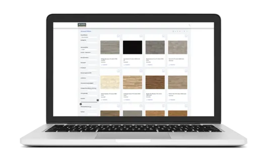 wineo BIM-Daten Laptop Notebook  Fußboden Bodenbelag