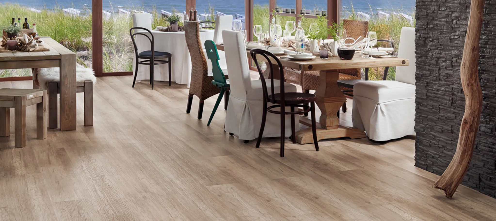 wineo Bodenbelag elastische Bodenbeläge Vinyl Bioboden