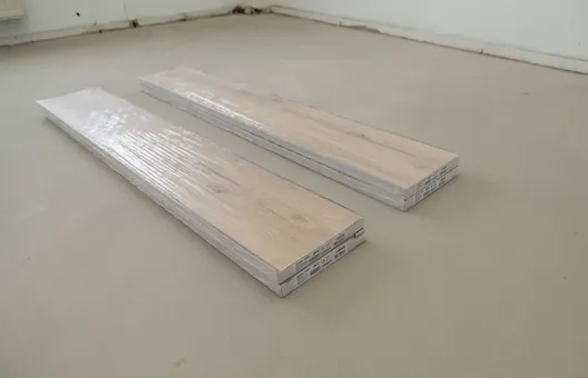 Verlegung wineo PURLINE Bioboden Verlegung wineo 1200 wood semi-rigid PURLINE Bioboden Vorbereitung Akklimatisierung