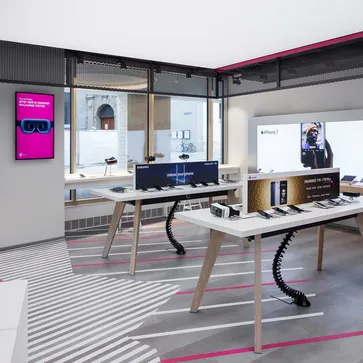 wineo Bodenbelag Referenz modern bunt Shop 