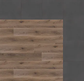 wineo Designboden Verlegekombinationen Muster Holzoptik Eiche mit schwarz 
