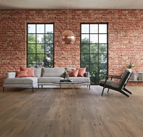 wineo 500 Laminatboden Wohnzimmer Wild Oak Darkbrown LA187XXLV4