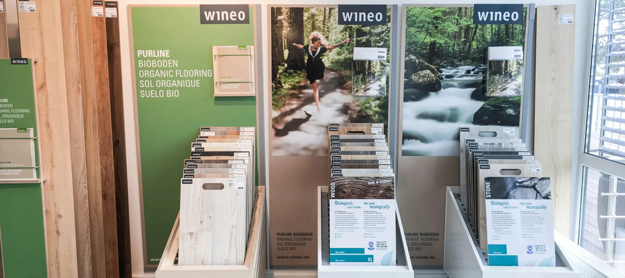 wineo Warenpräsentation