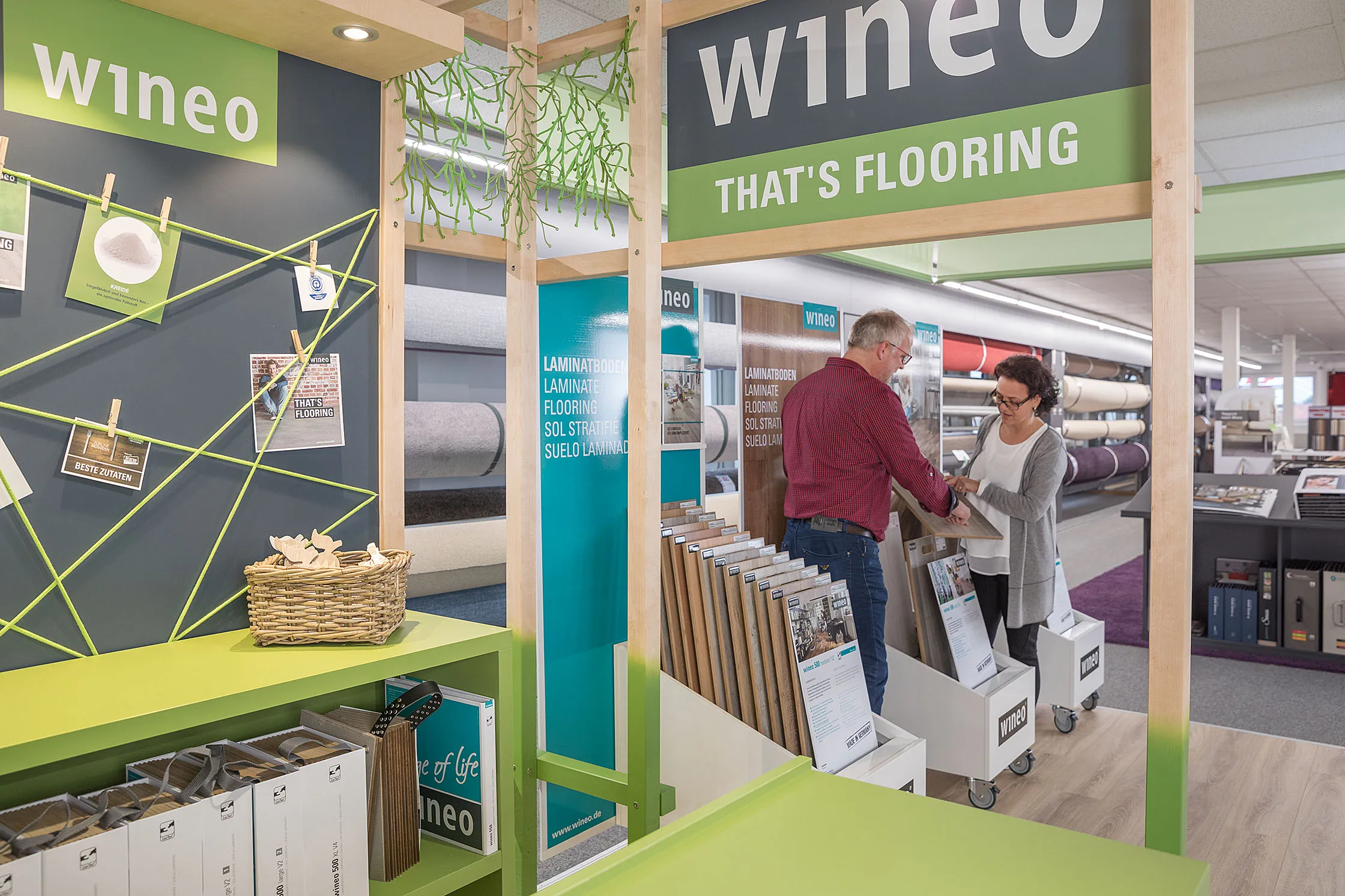 wineo Muster kostenlos bestellen Beratungsgespräch