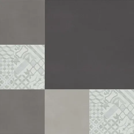 wineo Designboden wineo Designboden Verlegekombinationen Muster Vintage Schwarz Grau
