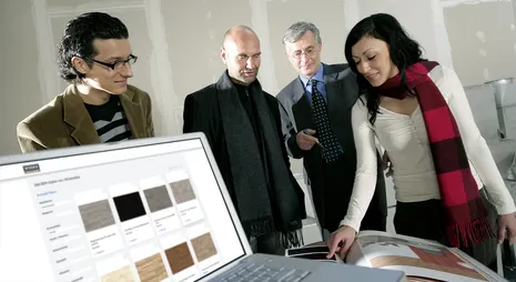 wineo BIM-Daten wineo BIM-Daten Besprechung Planung Laptop